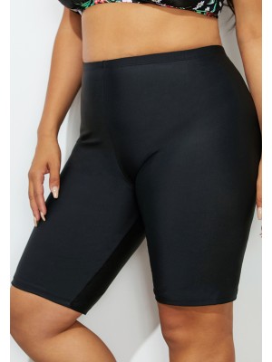Black Tight Swim Bike Short