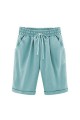 Plus Size Pockets Casual Shorts