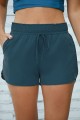 Deep Blue Casual Drawstring Swimming Suit Boy Short
