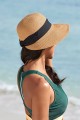 Brown Large Brim Straw Sun hat