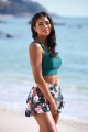 Green Floral Square Neck Wide Straps Bikini Top And HighWaist Skirt Set