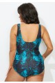 Green Scoop Neck Tank OnePiece Swimsuit