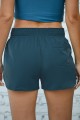 Deep Blue Casual Drawstring Swimming Suit Boy Short